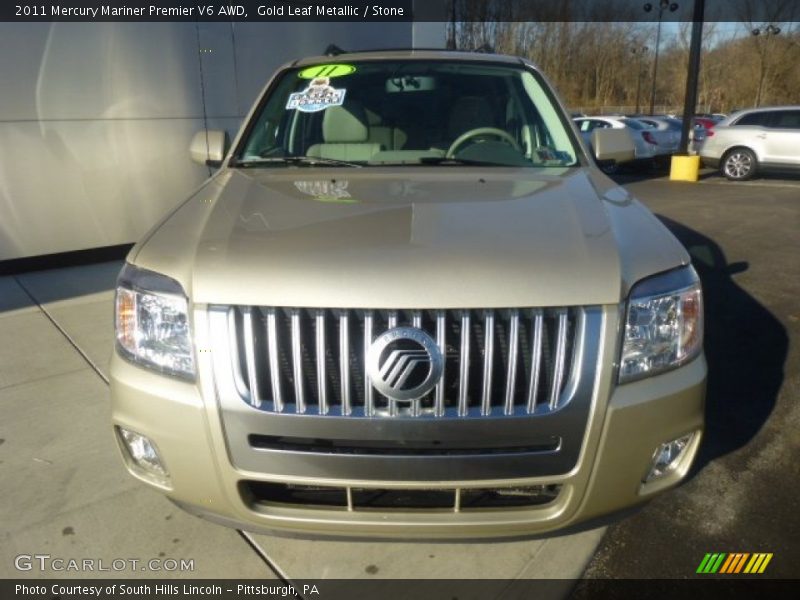Gold Leaf Metallic / Stone 2011 Mercury Mariner Premier V6 AWD