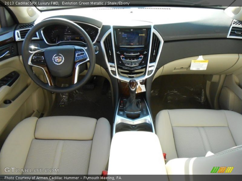 Evolution Green Metallic / Shale/Ebony 2013 Cadillac SRX Luxury FWD