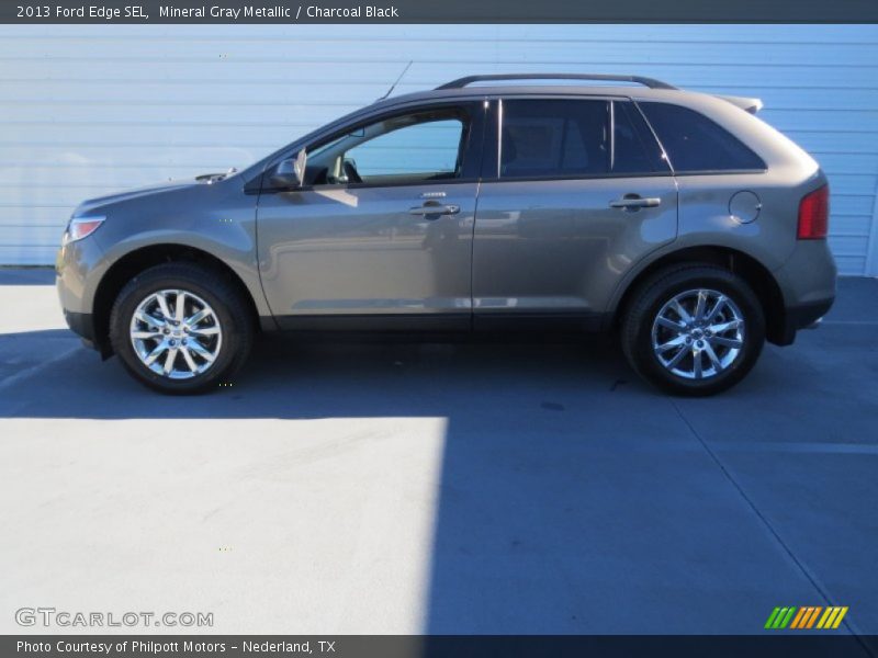 Mineral Gray Metallic / Charcoal Black 2013 Ford Edge SEL