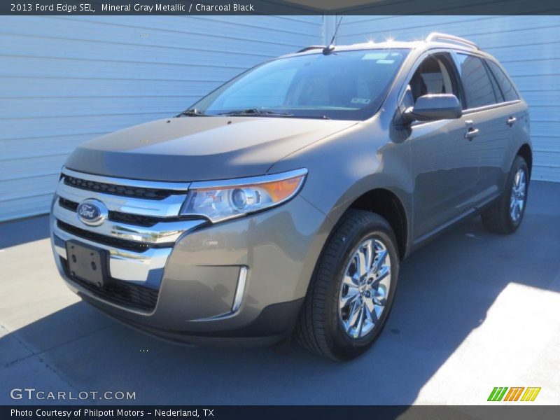 Mineral Gray Metallic / Charcoal Black 2013 Ford Edge SEL