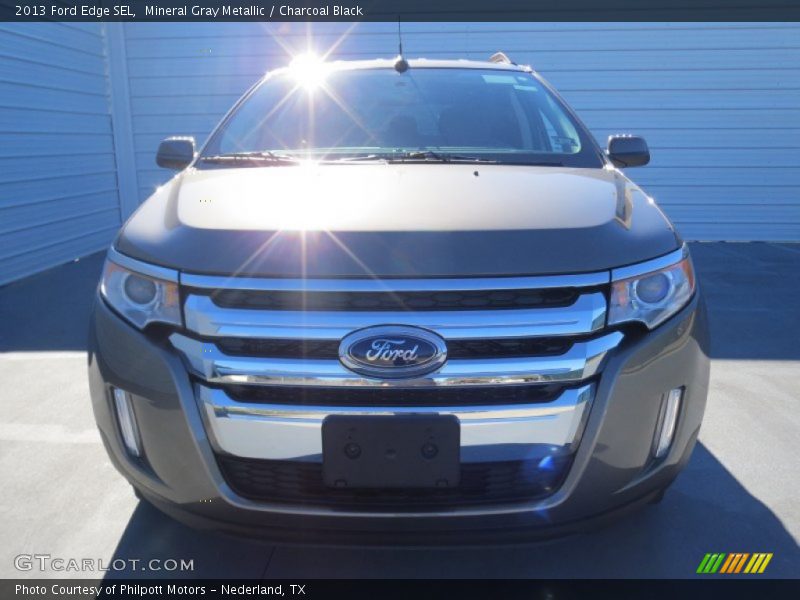 Mineral Gray Metallic / Charcoal Black 2013 Ford Edge SEL