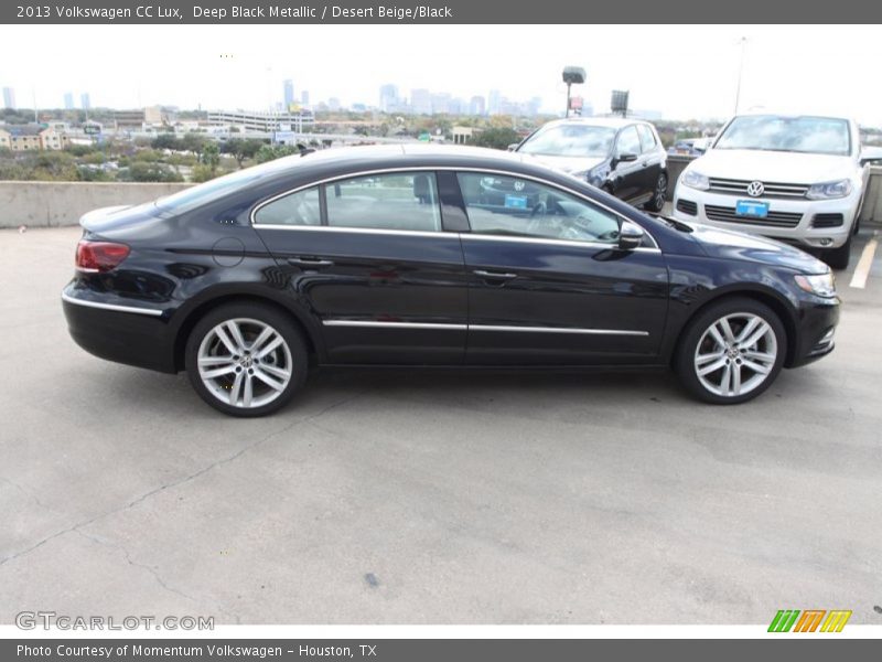 Deep Black Metallic / Desert Beige/Black 2013 Volkswagen CC Lux
