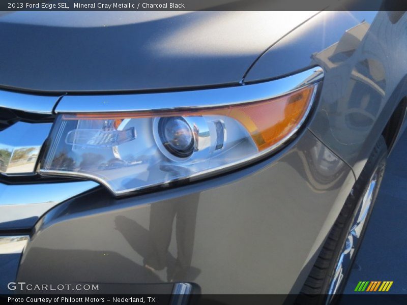 Mineral Gray Metallic / Charcoal Black 2013 Ford Edge SEL