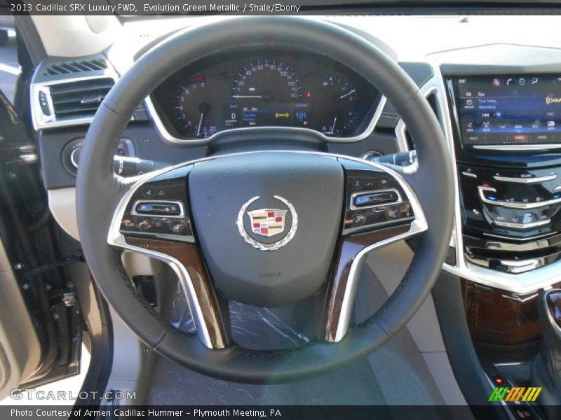 Evolution Green Metallic / Shale/Ebony 2013 Cadillac SRX Luxury FWD