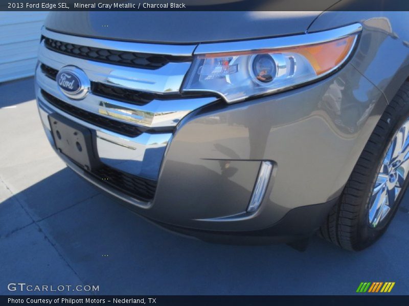 Mineral Gray Metallic / Charcoal Black 2013 Ford Edge SEL