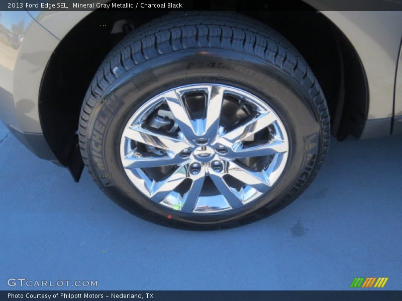 Mineral Gray Metallic / Charcoal Black 2013 Ford Edge SEL