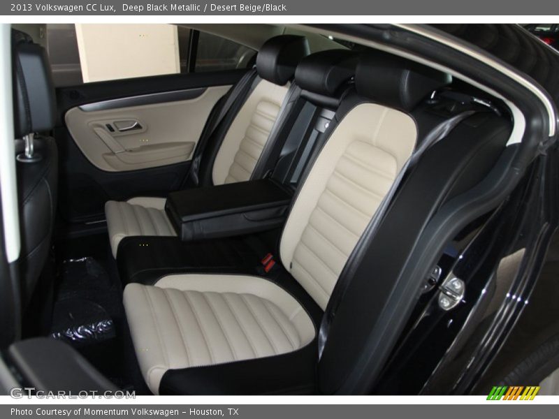 Deep Black Metallic / Desert Beige/Black 2013 Volkswagen CC Lux
