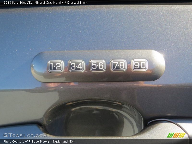 Mineral Gray Metallic / Charcoal Black 2013 Ford Edge SEL