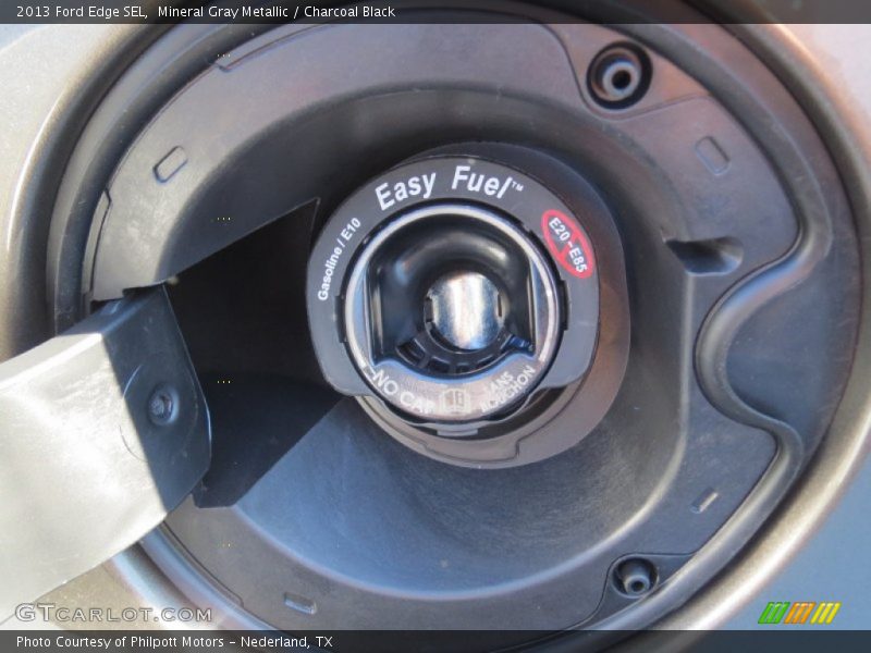 Mineral Gray Metallic / Charcoal Black 2013 Ford Edge SEL