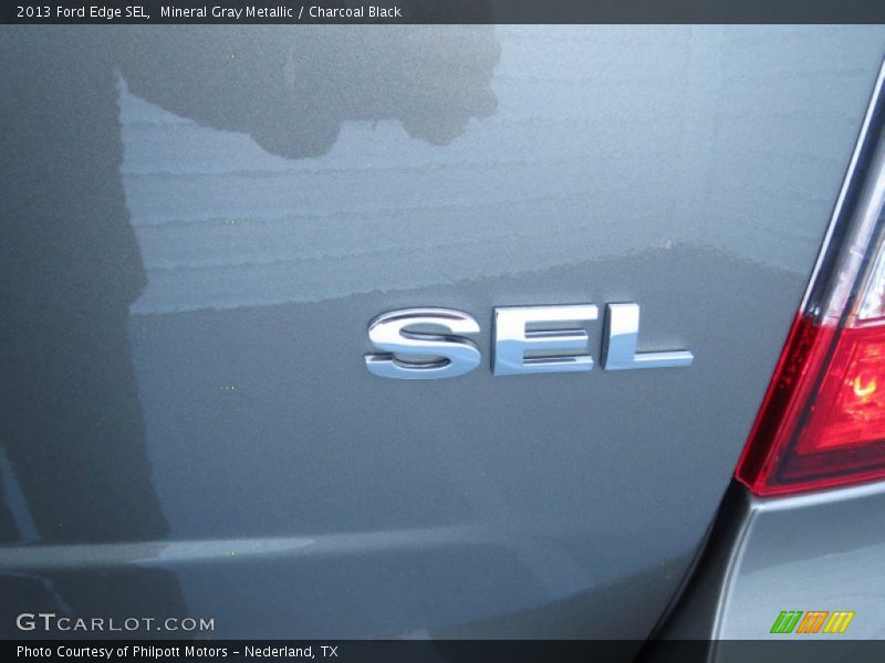 Mineral Gray Metallic / Charcoal Black 2013 Ford Edge SEL