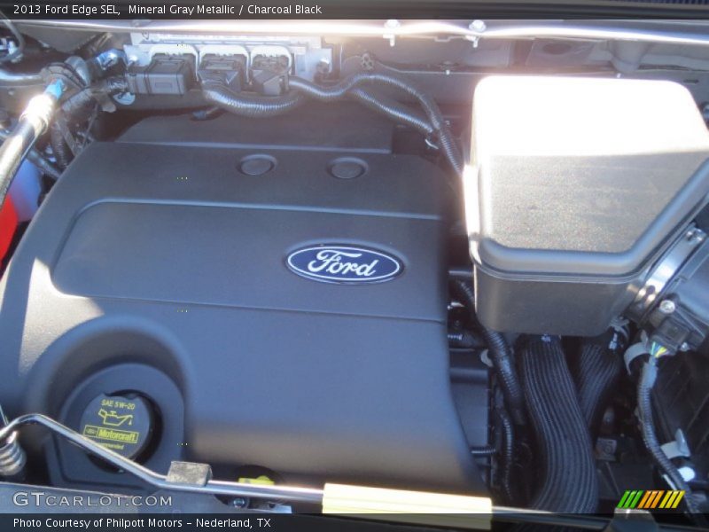 Mineral Gray Metallic / Charcoal Black 2013 Ford Edge SEL