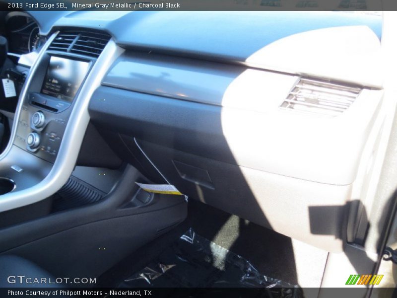 Mineral Gray Metallic / Charcoal Black 2013 Ford Edge SEL
