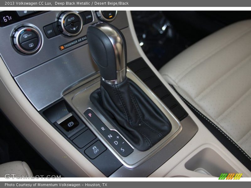 Deep Black Metallic / Desert Beige/Black 2013 Volkswagen CC Lux