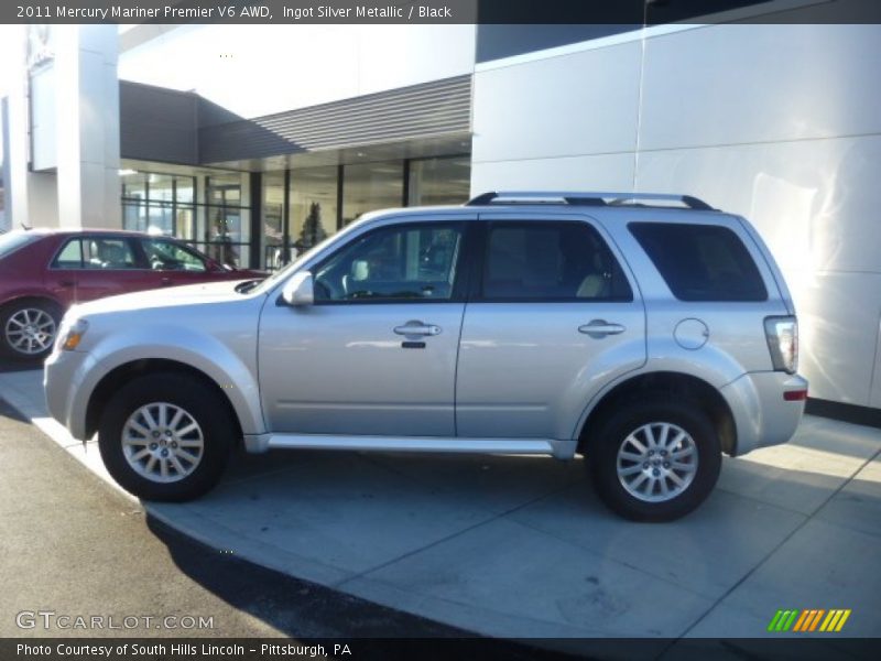 Ingot Silver Metallic / Black 2011 Mercury Mariner Premier V6 AWD