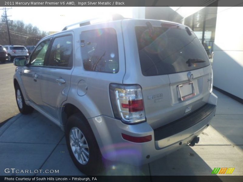 Ingot Silver Metallic / Black 2011 Mercury Mariner Premier V6 AWD