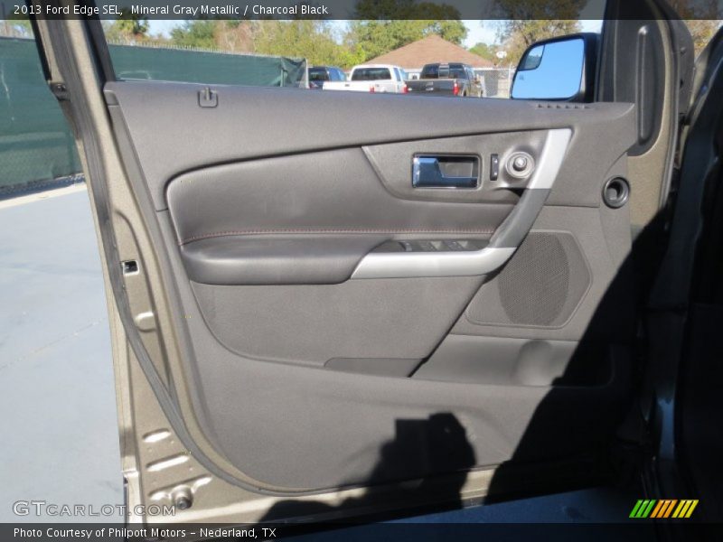Mineral Gray Metallic / Charcoal Black 2013 Ford Edge SEL