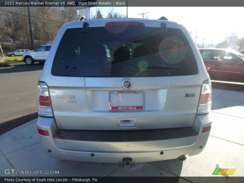 Ingot Silver Metallic / Black 2011 Mercury Mariner Premier V6 AWD