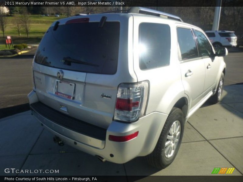 Ingot Silver Metallic / Black 2011 Mercury Mariner Premier V6 AWD