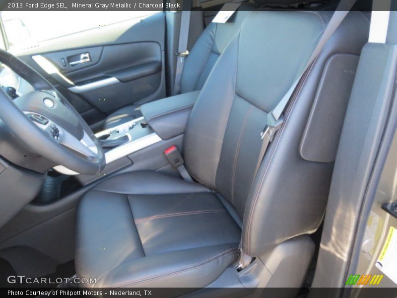 Mineral Gray Metallic / Charcoal Black 2013 Ford Edge SEL