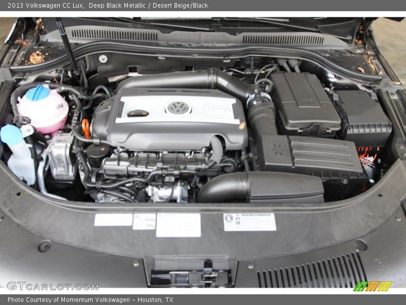 Deep Black Metallic / Desert Beige/Black 2013 Volkswagen CC Lux