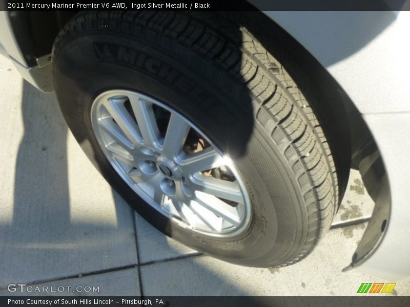 Ingot Silver Metallic / Black 2011 Mercury Mariner Premier V6 AWD