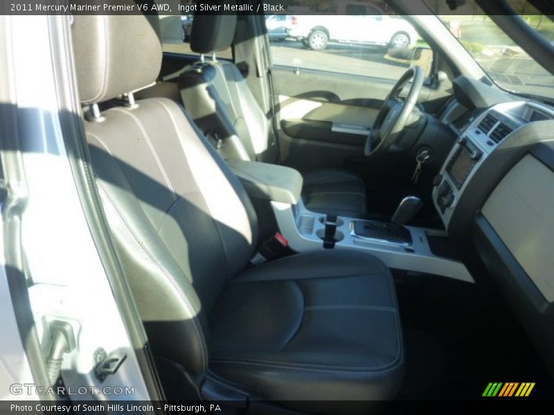 Ingot Silver Metallic / Black 2011 Mercury Mariner Premier V6 AWD