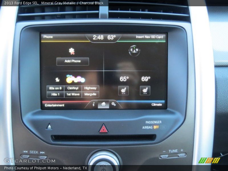 Mineral Gray Metallic / Charcoal Black 2013 Ford Edge SEL