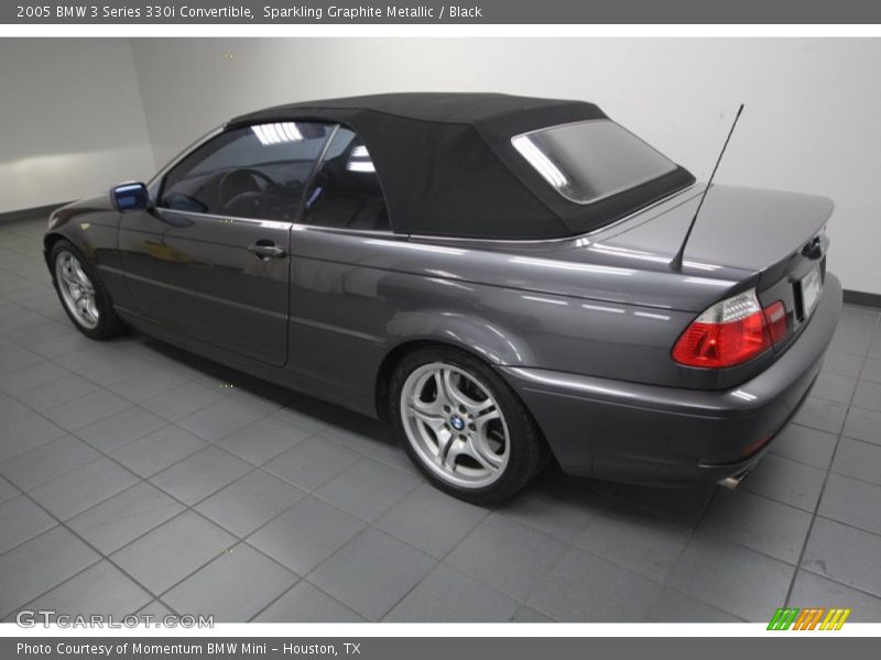 Sparkling Graphite Metallic / Black 2005 BMW 3 Series 330i Convertible
