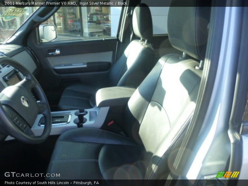 Ingot Silver Metallic / Black 2011 Mercury Mariner Premier V6 AWD