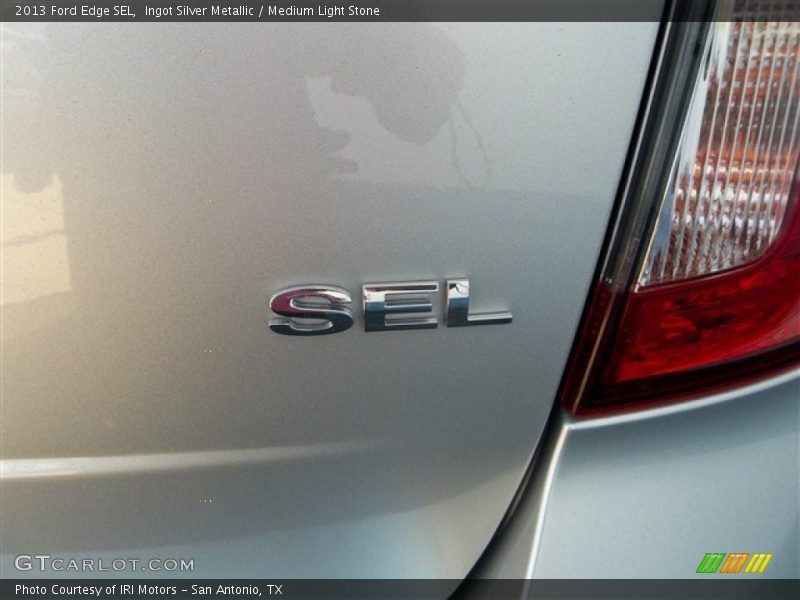 Ingot Silver Metallic / Medium Light Stone 2013 Ford Edge SEL