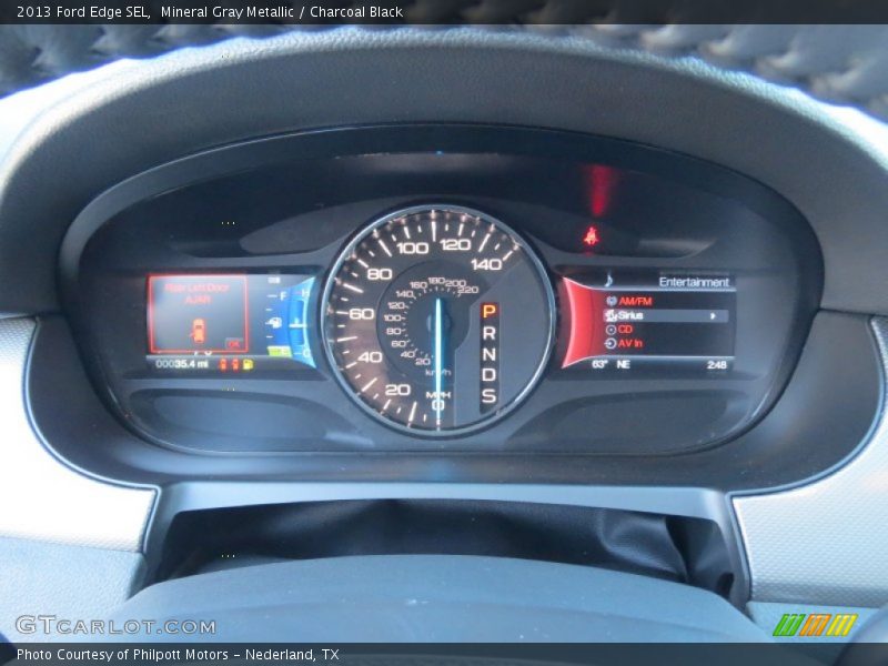 Mineral Gray Metallic / Charcoal Black 2013 Ford Edge SEL