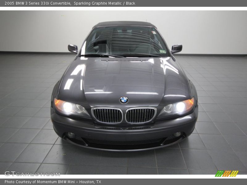 Sparkling Graphite Metallic / Black 2005 BMW 3 Series 330i Convertible