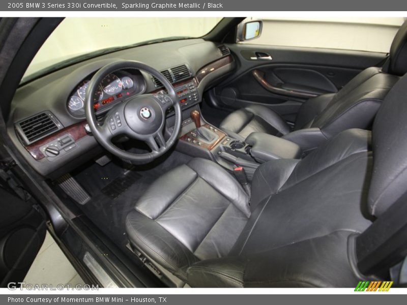 Sparkling Graphite Metallic / Black 2005 BMW 3 Series 330i Convertible