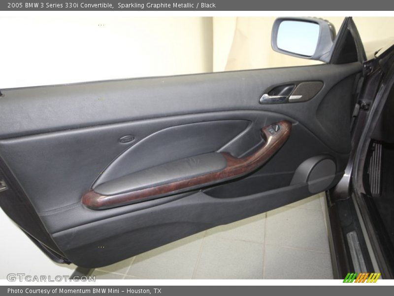 Sparkling Graphite Metallic / Black 2005 BMW 3 Series 330i Convertible