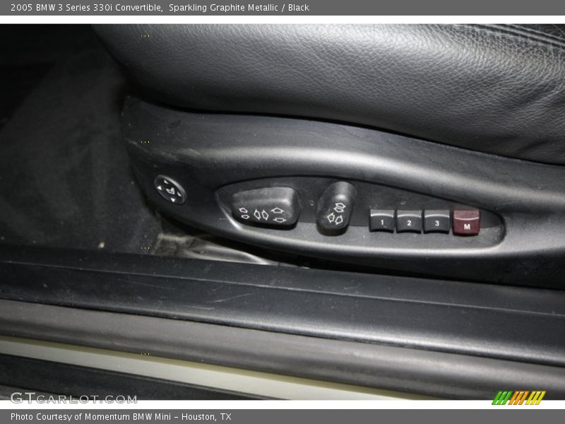 Sparkling Graphite Metallic / Black 2005 BMW 3 Series 330i Convertible