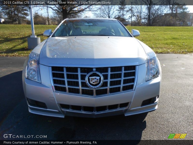 Radiant Silver Metallic / Light Titanium/Ebony 2013 Cadillac CTS 3.0 Sedan