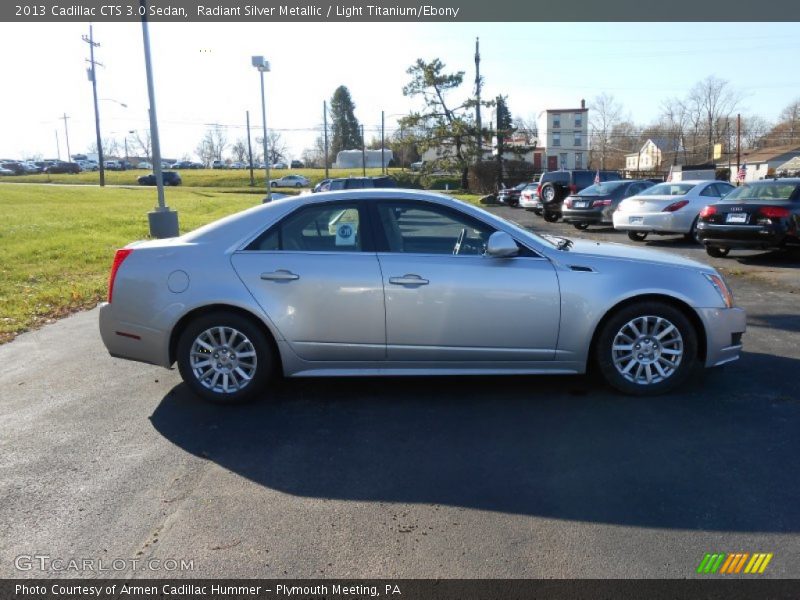 Radiant Silver Metallic / Light Titanium/Ebony 2013 Cadillac CTS 3.0 Sedan