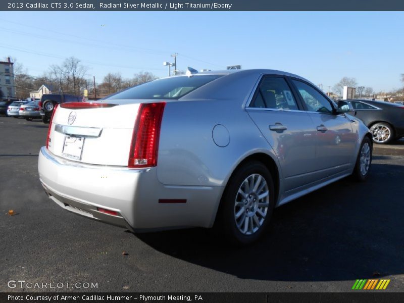 Radiant Silver Metallic / Light Titanium/Ebony 2013 Cadillac CTS 3.0 Sedan
