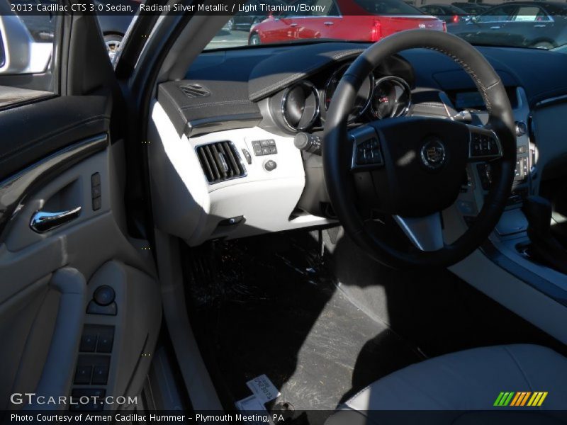 Radiant Silver Metallic / Light Titanium/Ebony 2013 Cadillac CTS 3.0 Sedan