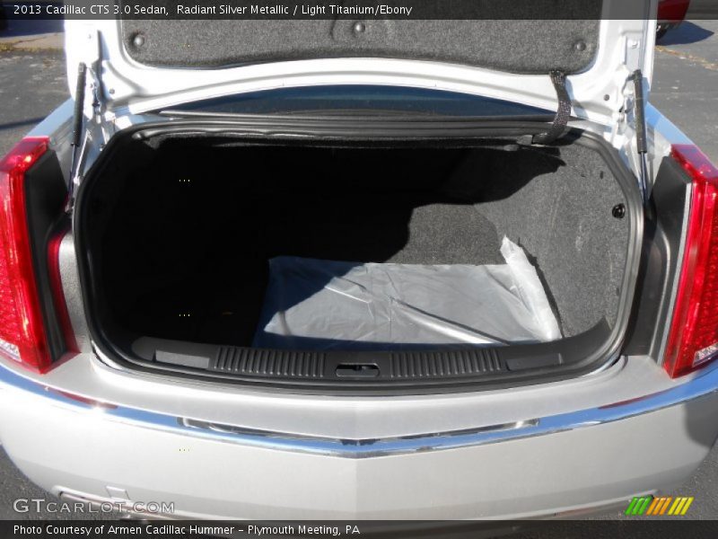 Radiant Silver Metallic / Light Titanium/Ebony 2013 Cadillac CTS 3.0 Sedan
