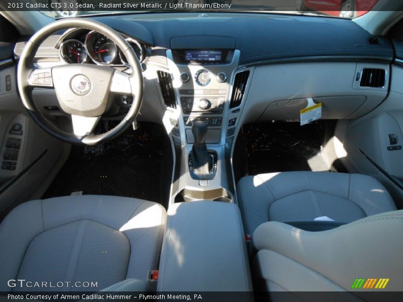 Radiant Silver Metallic / Light Titanium/Ebony 2013 Cadillac CTS 3.0 Sedan