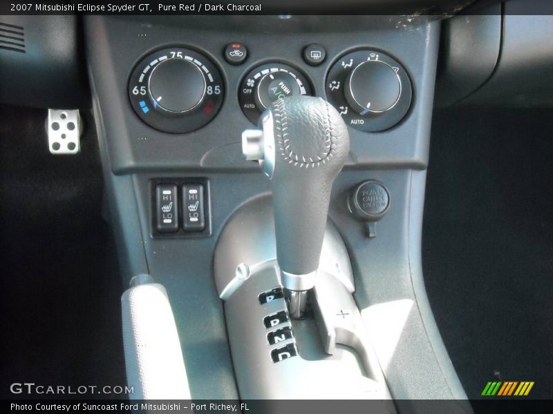 Pure Red / Dark Charcoal 2007 Mitsubishi Eclipse Spyder GT