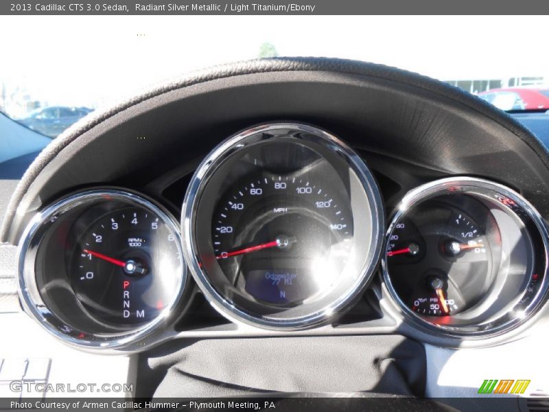 Radiant Silver Metallic / Light Titanium/Ebony 2013 Cadillac CTS 3.0 Sedan