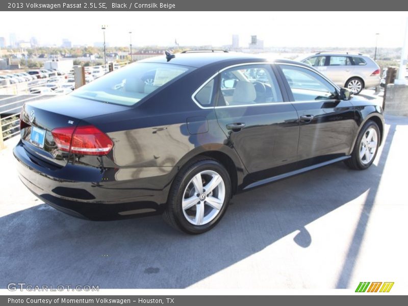 Black / Cornsilk Beige 2013 Volkswagen Passat 2.5L SE