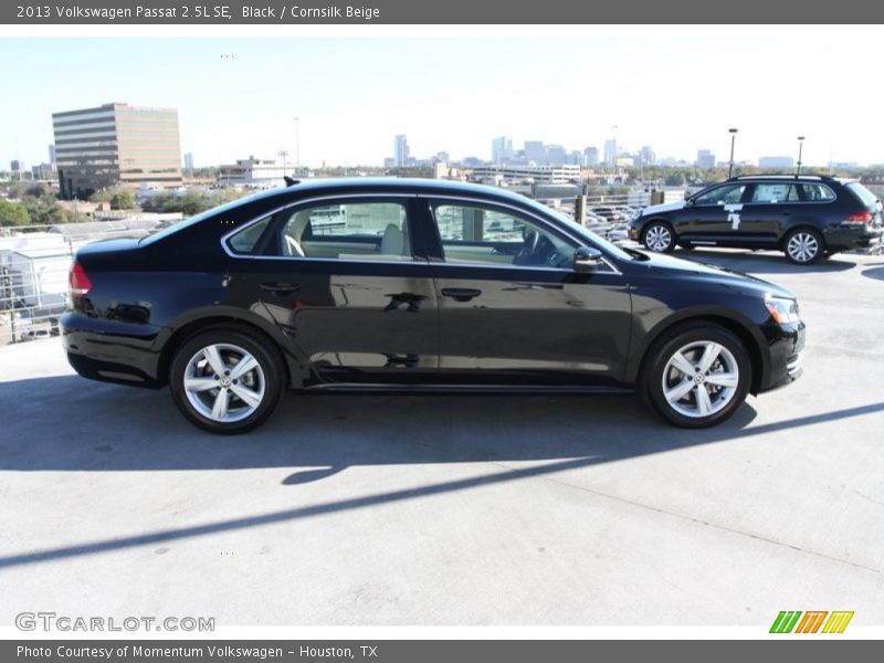 Black / Cornsilk Beige 2013 Volkswagen Passat 2.5L SE