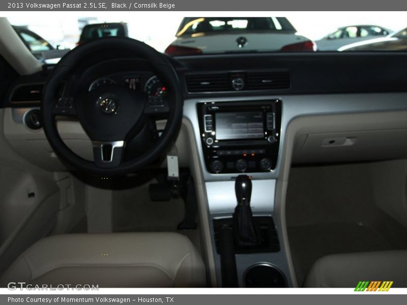 Black / Cornsilk Beige 2013 Volkswagen Passat 2.5L SE