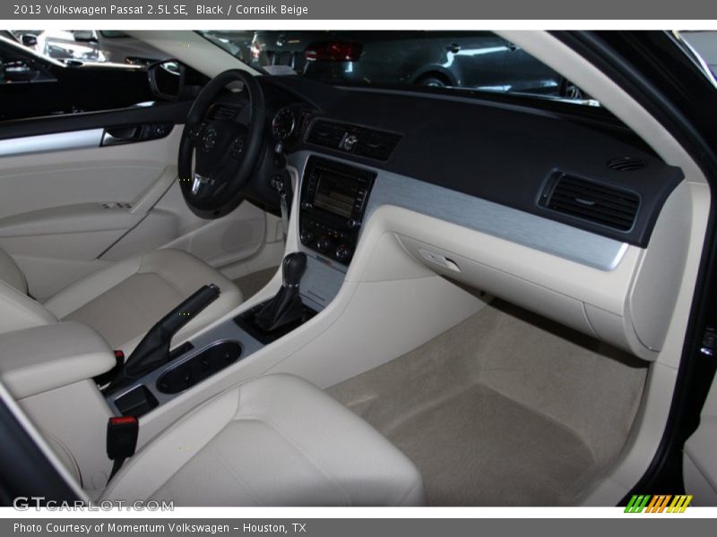 Black / Cornsilk Beige 2013 Volkswagen Passat 2.5L SE