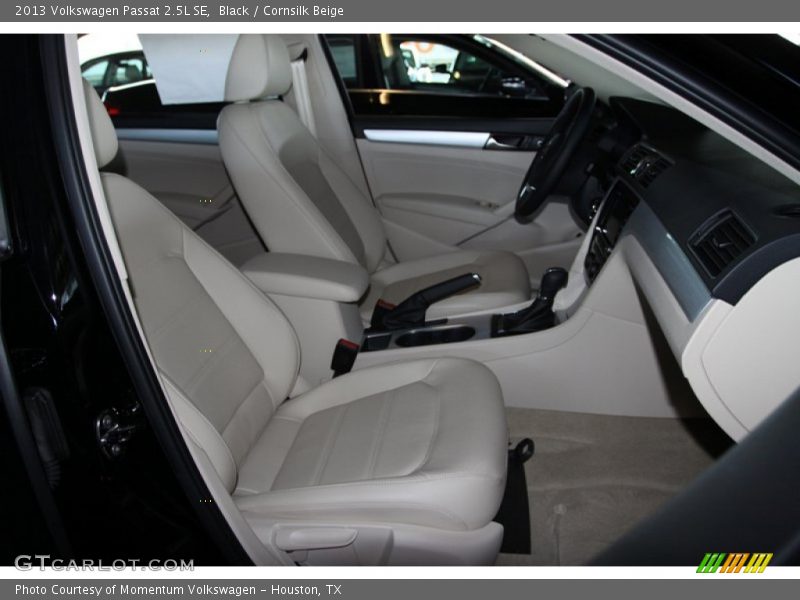 Black / Cornsilk Beige 2013 Volkswagen Passat 2.5L SE