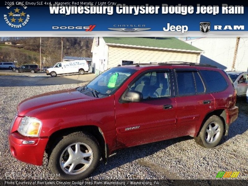 Magnetic Red Metallic / Light Gray 2005 GMC Envoy SLE 4x4