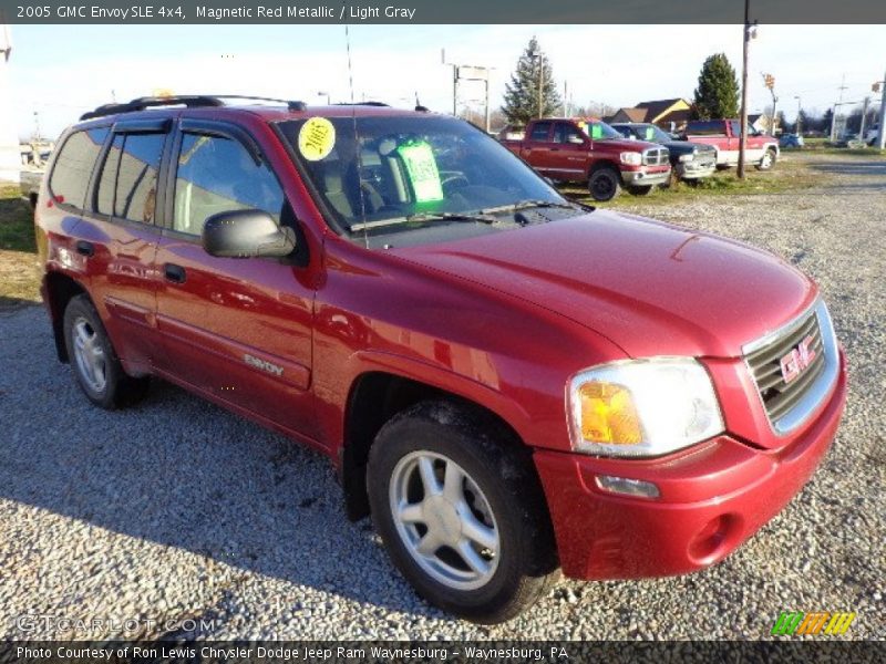 Magnetic Red Metallic / Light Gray 2005 GMC Envoy SLE 4x4